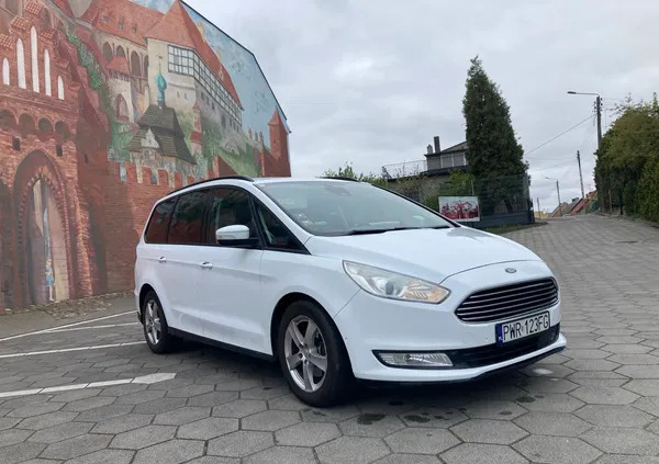 ford galaxy biskupiec Ford Galaxy cena 53505 przebieg: 222219, rok produkcji 2016 z Biskupiec